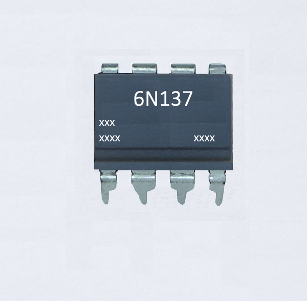 6N137 Optokoppler 1x 10 MBit/s 2500VAC DIP8 Neu