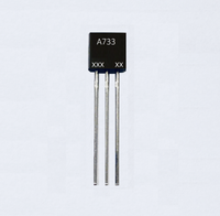 2SA733 , A733 , SA733 , PNP Transistor 50V 500mA 0,5W Audio TO-92