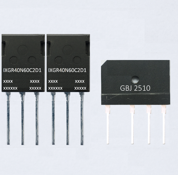 2x IXGR40N60C2D1 Isoplus247 + GBJ-2510 Reparatur Set Gleichrichter Transistor