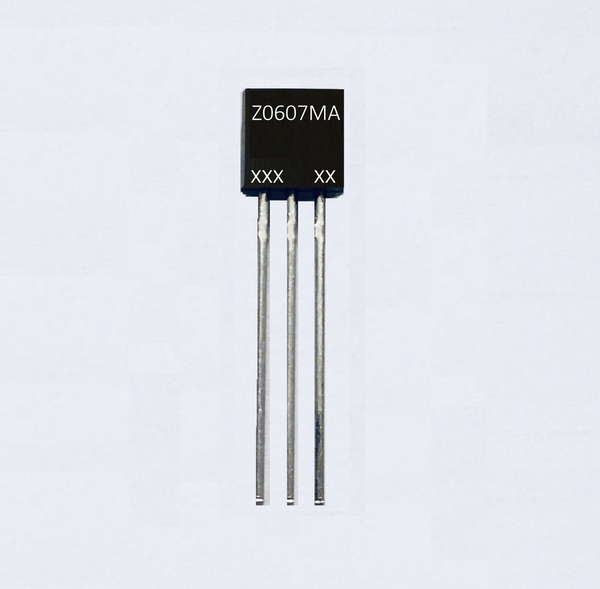 Z0607MA , Triac , 600V , 0,8 A, 5 mA 3-Pin ,TO-92 stm