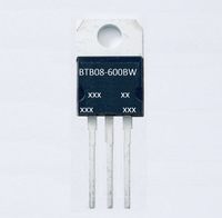 BTB08-600BW TRIAC, 600 V, 8 A, 50 mA , BTB08-600BWRG , TO-220