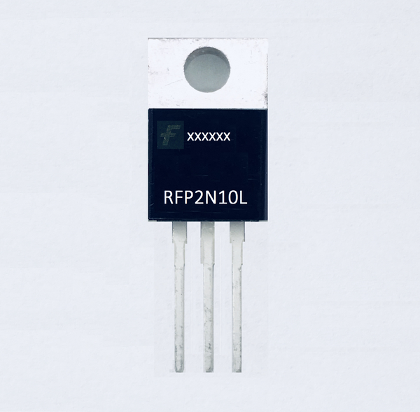 RFP2N10L Transistor N-Channel Power MOSFET 100V , 2A , 25W , TO220AB Fairchild